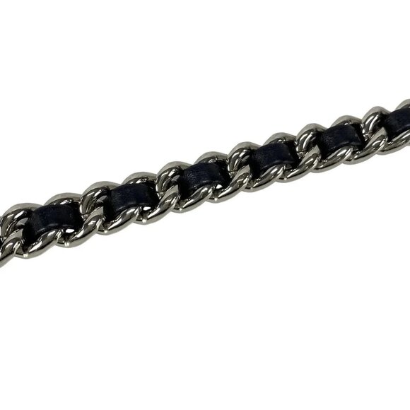 Auth CHANEL Chain Around / Matelasse A49889 Black Leather Shoulder Bag - Picture 9 of 16